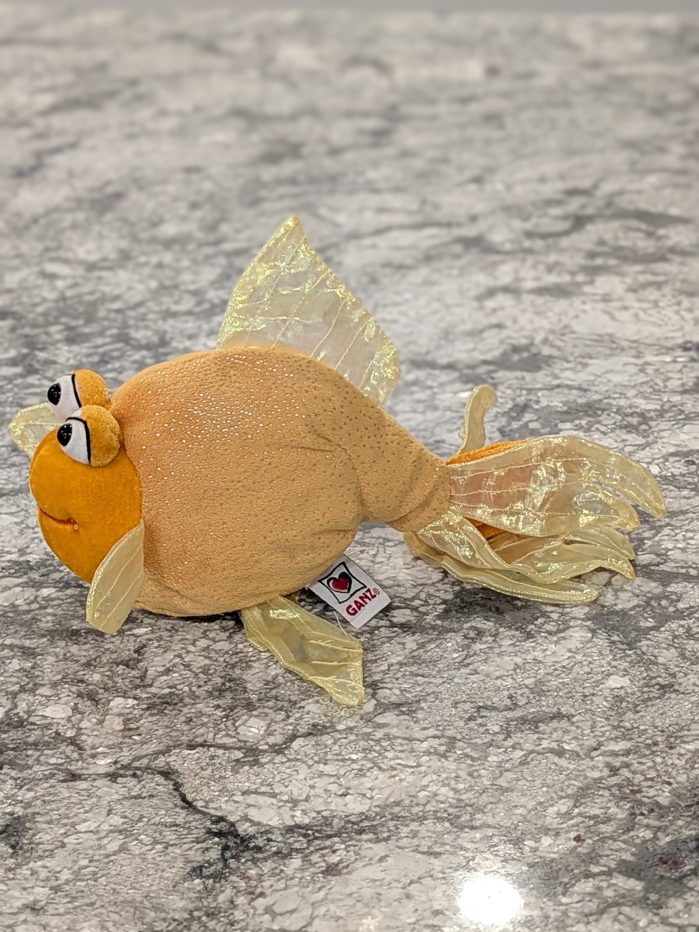 FREE GANZ Webkinz Gold Plush Fish Toy